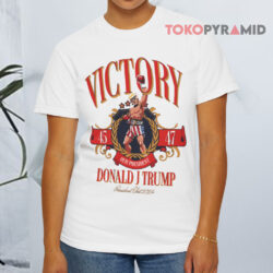 Victory Donald J Trump 45 47 President Est 2024 White T shirt