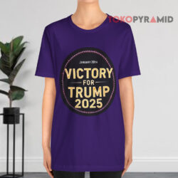 Victory For Trump 2025 January 20th Purple T shirt