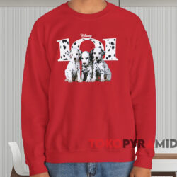 Vintage 101 Dalmatians T-shirt 3 Vintage 101 Dalmatians T shirt Red Sweatshirt