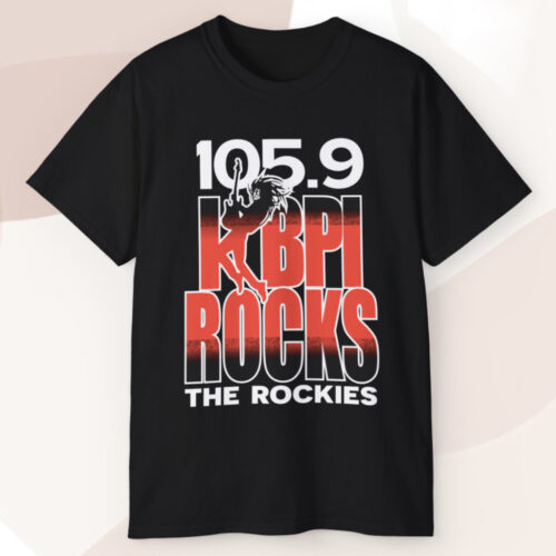 Vintage 105 9 Kbpi Rocks The Rockies T shirt