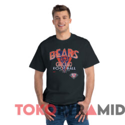 Vintage 1920 Chicago Bears Established 75 Years Nfl T shirt Black T shirt