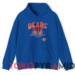 Vintage 1920 Chicago Bears Established 75 Years NFL T-shirt 2 Vintage 1920 Chicago Bears Established 75 Years Nfl T shirt Blue Hoodie
