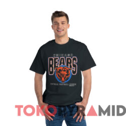 Vintage 1934 Chicago Bears Nfl Football T shirt Black T shirt