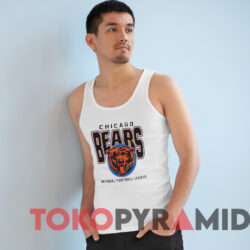 Vintage 1934 Chicago Bears NFL Football T-shirt 4 Vintage 1934 Chicago Bears Nfl Football T shirt White TankTop