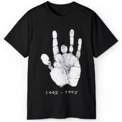 Vintage 1942 - 1995 Jerry Garcia Handprint Shirt 5 Vintage 1942 1995 Jerry Garcia Handprint Shirt