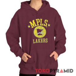 Vintage 1956 Minneapolis LA Lakers MPLS Rare Hoodie