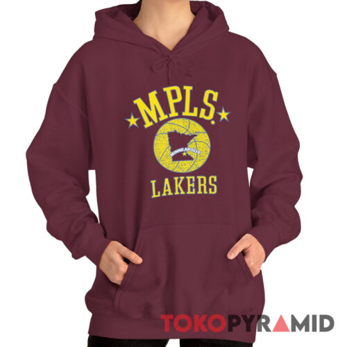 Vintage 1956 Minneapolis LA Lakers MPLS Rare Hoodie