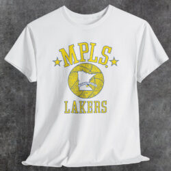 Vintage 1956 Minneapolis LA Lakers MPLS Rare Tee