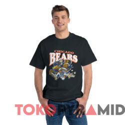 Vintage 1968 Chicago Bears Nfl Football T shirt Black T shirt