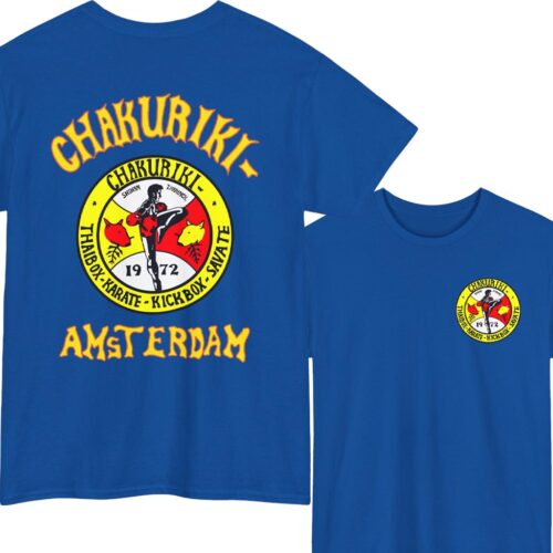 Vintage 1972 Chakuriki Amsterdam Kickbox Thai Shirt 2 Sided