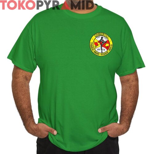 Vintage 1972 Chakuriki Amsterdam Kickbox Thai Shirt 2 Sided