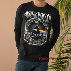 Vintage 1973 Pink Floyd An Evening Of Sight And Sound Black Long sleeved