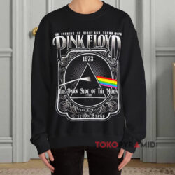 Vintage 1973 Pink Floyd An Evening Of Sight And Sound Black Sweatshirt