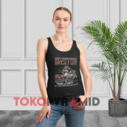 Vintage 1977 Led Zeppelin In Concert And Beyond Shirt 2 Vintage 1977 Led Zeppelin In Concert And Beyond Black Tank Top