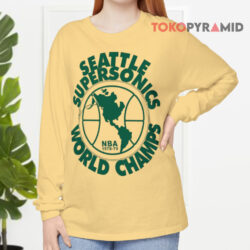 Vintage 1978-79 Seattle Supersonics World Champs Shirt 4 Vintage 1978 79 Seattle Supersonics World Champs Long sleeved