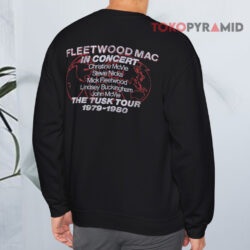 Vintage 1979 Fleetwood Mac The Tusk Tour Shirt 4 Vintage 1979 Fleetwood Mac The Tusk Tour Sweatshirt Back