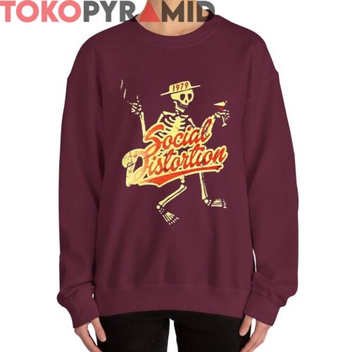 Vintage 1979 Social Distortion Skeleton Shirt Vintage 1979 Social Distortion Skeleton Shirt