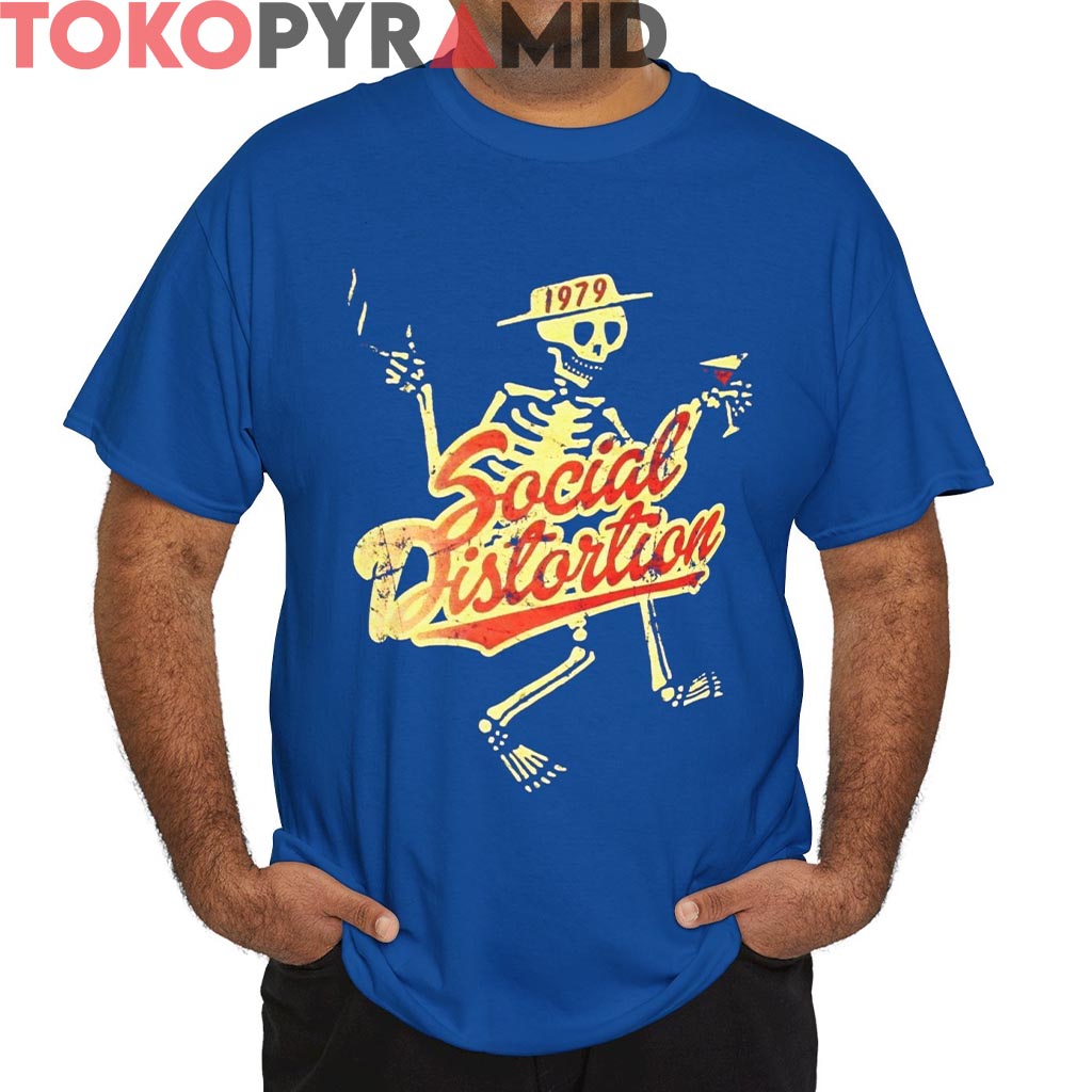 Vintage 1979 Social Distortion Skeleton Shirt - TokoPyramid