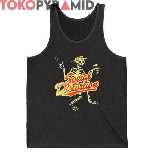 Vintage 1979 Social Distortion Skeleton Shirt Vintage 1979 Social Distortion Skeleton Shirt