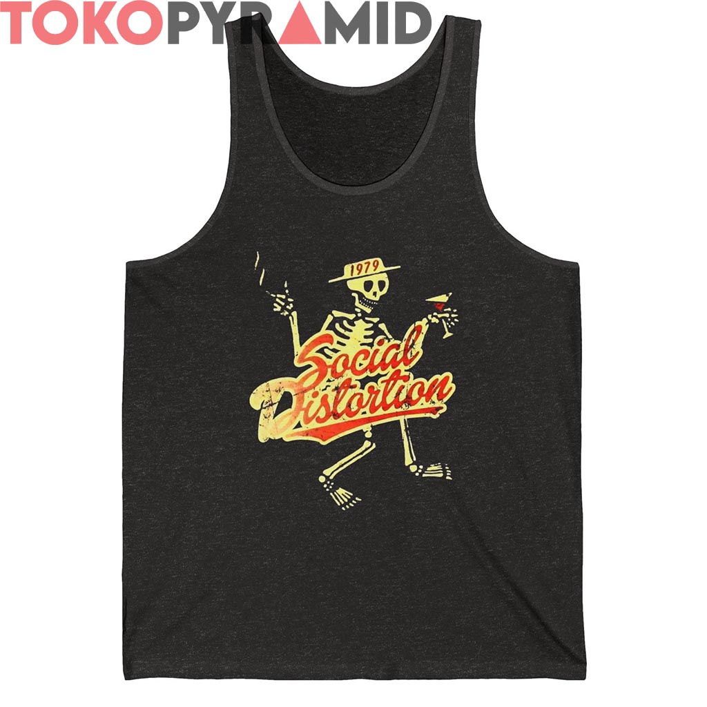 Vintage 1979 Social Distortion Skeleton Shirt Vintage 1979 Social Distortion Skeleton Shirt