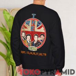 Vintage 1979 The Who Maximum Tour Shirt Madison Square Garden 2-sided Shirt 4 Vintage 1979 The Who Maximum Tour Shirt Madison Square Garden 2 sided Back Sweatshirt