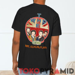 Vintage 1979 The Who Maximum Tour Shirt Madison Square Garden 2-sided Shirt 2 Vintage 1979 The Who Maximum Tour Shirt Madison Square Garden 2 sided Back T shirt