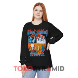 Vintage 1980 Black Sabbath Tour Blue Oyster Cult Shirt 4 Vintage 1980 Black Sabbath Tour Blue Oyster Cult Black Long sleeved