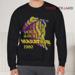 Vintage 1980 Rock N Roll Marathon Concert Sweatshirt