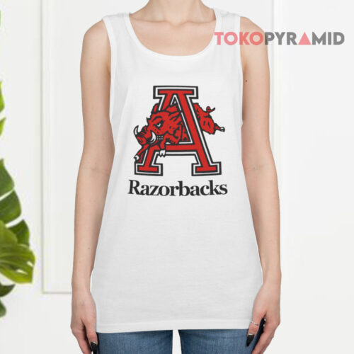 Vintage 1980s Arkansas Razorbacks Tank Top
