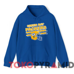 Vintage 1980s Green Bay Packers NFL T-Shirt 2 Vintage 1980s Green Bay Packers Nfl T shirt Blue Hoodie