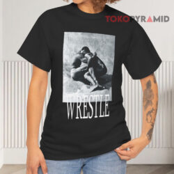 Vintage 1980's Herb Ritts Wrestle Brian And Tony Black T shirt