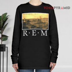 Vintage 1980s REM Birds Eye Athens Georgia Shirt 4 Vintage 1980s Rem Birds Eye Athens Georgia Long sleeved