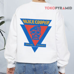 Vintage 1981 Alice Cooper Special Forces Sweatshirt Back
