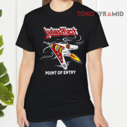 Vintage 1981 Judas Priest Point Of Entry Tour Black T shirt