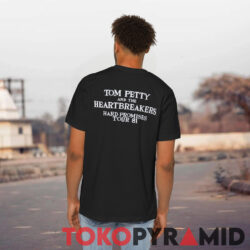 Vintage 1981 Tom Petty Hard Promises Tour 81 And The Heartbreakers 2-Sided Rare Shirt 2 Vintage 1981 Tom Petty Hard Promises Tour 81 And The Heartbreakers 2 sided Rare Shirt Back T Shirt