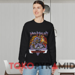 Vintage 1981 Van Halen Fair Warning Tour T-shirt 2 Vintage 1981 Van Halen Fair Warning Tour T shirt Black Sweatshirt