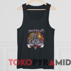 Vintage 1981 Van Halen Fair Warning Tour T-shirt 4 Vintage 1981 Van Halen Fair Warning Tour T shirt Black TankTop