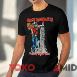 Vintage 1982 Iron Maiden The Beast In New York T shirt Black T shirt