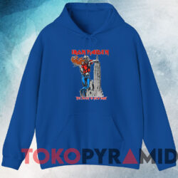 Vintage 1982 Iron Maiden The Beast In New York T-shirt 4 Vintage 1982 Iron Maiden The Beast In New York T shirt Blue Hoodie