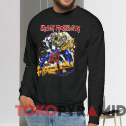 Vintage 1982 Iron Maiden The Number Of The Beast T shirt Black Sweatshirt