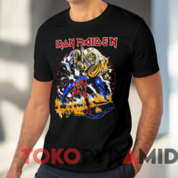 Vintage 1982 Iron Maiden The Number Of The Beast T shirt Black T shirt