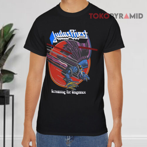 Vintage 1982 Judas Priest Screaming For Vengeance Black T shirt Vintage 1982 Judas Priest Screaming For Vengeance Black T shirt
