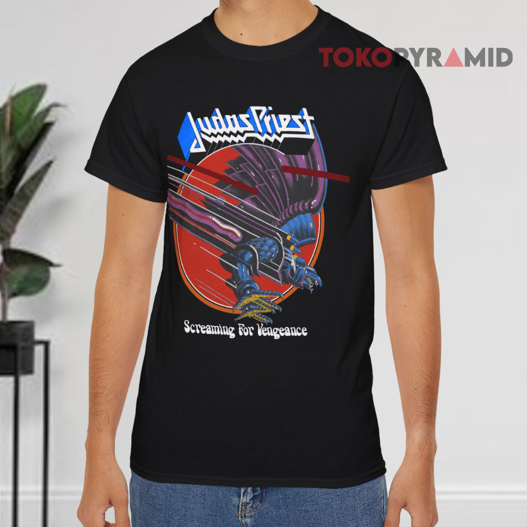 Vintage 1982 Judas Priest Screaming For Vengeance Black T shirt Vintage 1982 Judas Priest Screaming For Vengeance Black T shirt