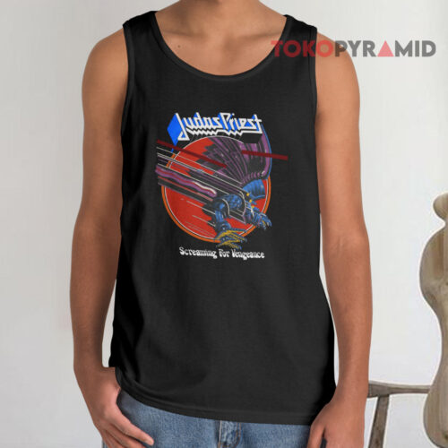 Vintage 1982 Judas Priest Screaming For Vengeance Tank Top Vintage 1982 Judas Priest Screaming For Vengeance Tank Top