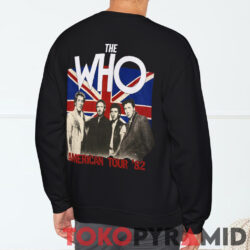 Vintage 1982 The Who North American Tour Shirt 2-sided 4 Vintage 1982 The Who North American Tour Shirt 2 sided Back Sweatshirt
