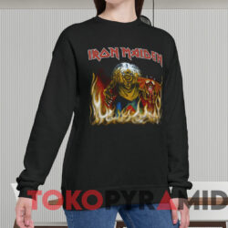 Vintage 1983 Iron Maiden Purgatory Concert T-Shirt 2 Vintage 1983 Iron Maiden Purgatory Concert T shirt Black Sweatshirt