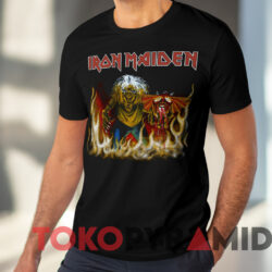 Vintage 1983 Iron Maiden Purgatory Concert T shirt Black T shirt
