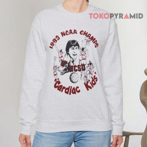 Vintage 1983 Ncaa Champs Ncsu Cardiac Kids Sweatshirt Vintage 1983 Ncaa Champs Ncsu Cardiac Kids Sweatshirt