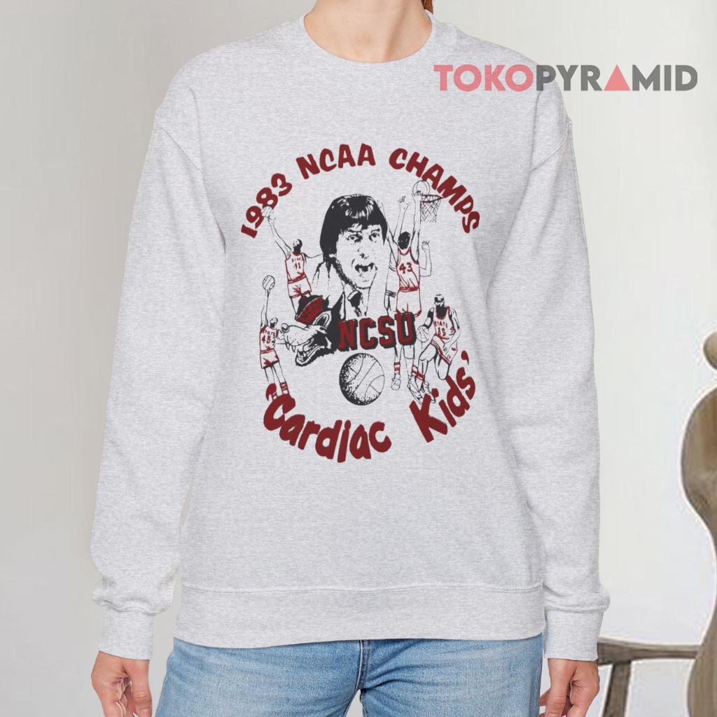 Vintage 1983 Ncaa Champs Ncsu Cardiac Kids Sweatshirt Vintage 1983 Ncaa Champs Ncsu Cardiac Kids Sweatshirt