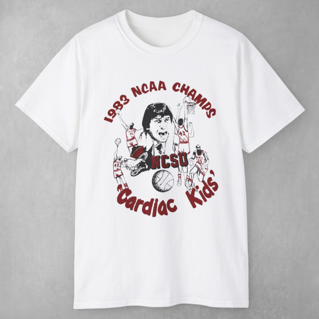Vintage 1983 Ncaa Champs Ncsu Cardiac Kids T shirt Vintage 1983 Ncaa Champs Ncsu Cardiac Kids T shirt